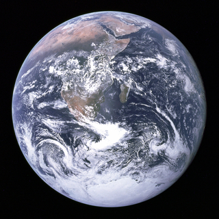 Blue marble picture of the earth